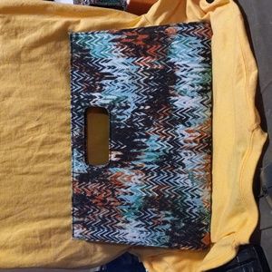 Cato Printed Twill Fabic Clutch